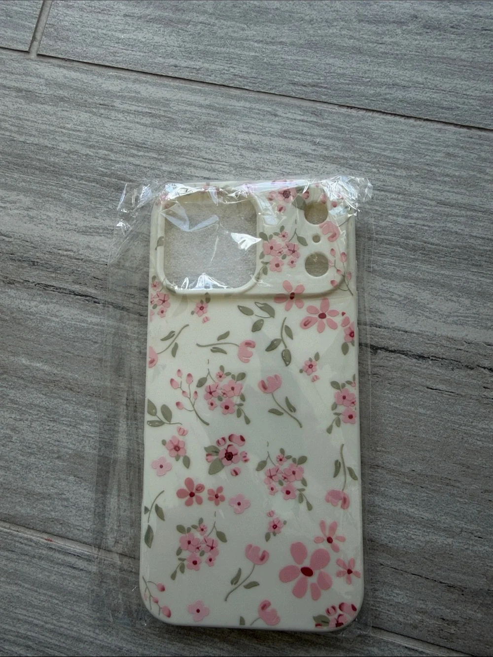 Floral Pink and Cream Phone Case - Lightweight Design